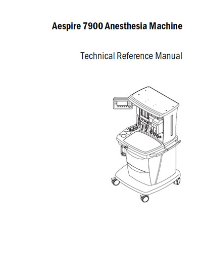 Техническая документация, Technical Documentation/Manual на ИВЛ-Анестезия Aespire 7900