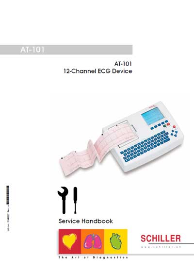 Сервисная инструкция, Service manual на Диагностика-ЭКГ Cardiovit AT-101