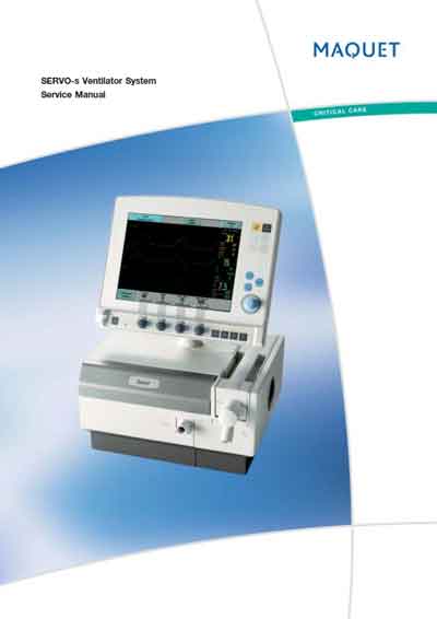 Сервисная инструкция, Service manual на ИВЛ-Анестезия Servo-S Ventilator System Rev.01