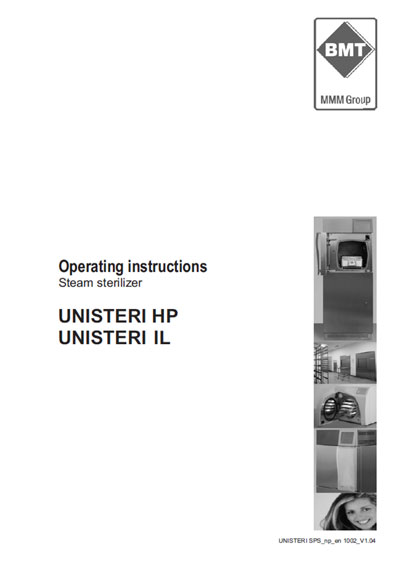 Инструкция по эксплуатации, Operation (Instruction) manual на Стерилизаторы Unisteri HP/IL