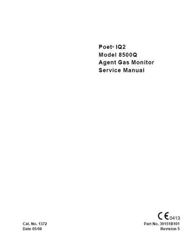 Сервисная инструкция, Service manual на Мониторы Poet IQ2 8500Q
