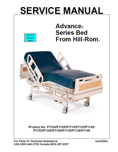 Сервисная инструкция Service manual на Advance Bed [Hill-Rom]