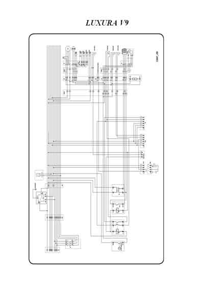 Схема электрическая Electric scheme (circuit) на Солярий Luxura V9 (схема коммутаций) [Hapro]