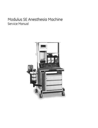 Сервисная инструкция, Service manual на ИВЛ-Анестезия Modulus SE