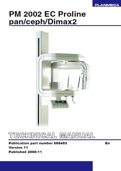 Техническая документация, Technical Documentation/Manual на Рентген PM 2002 EC Proline