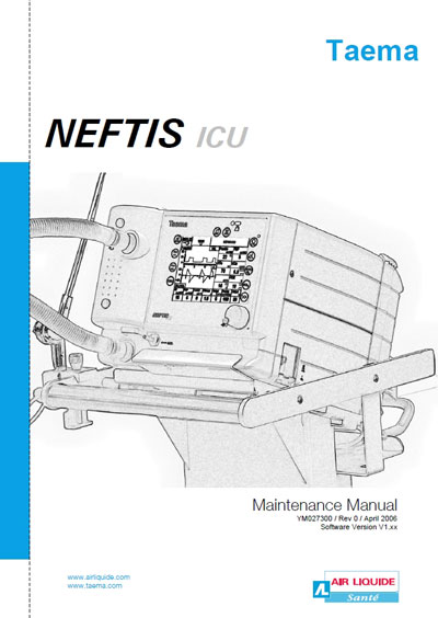 Инструкция по техническому обслуживанию Maintenance Instruction на Neftis ICU [Taema]