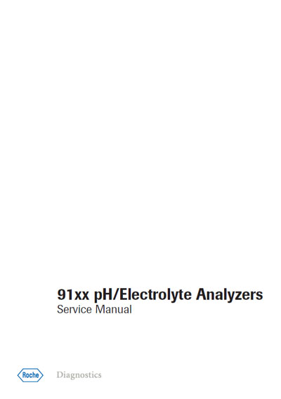 Сервисная инструкция Service manual на pH Series 91xx (электролитов) [Roche]