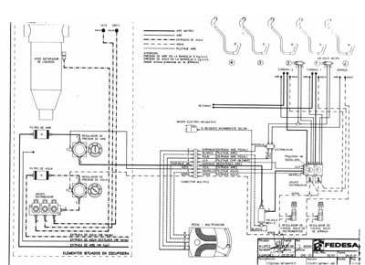 Схема электрическая Electric scheme (circuit) на Стоматологические установки FEDESA (Испания) [---]
