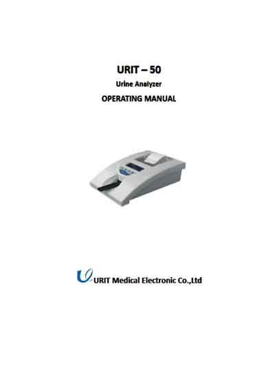 Инструкция пользователя, User manual на Анализаторы URIT-50