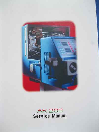 Сервисная инструкция, Service manual на Гемодиализ AK 200 (1998)