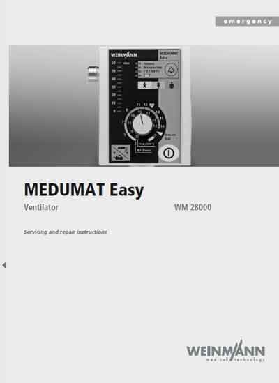 Инструкция по обслуживанию и ремонту Adjustment instructions на Medumat Easy WM-28000 [Weinmann]
