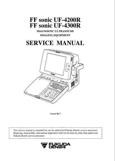 Сервисная инструкция, Service manual на Диагностика-УЗИ UF-4200R / UF-4300R