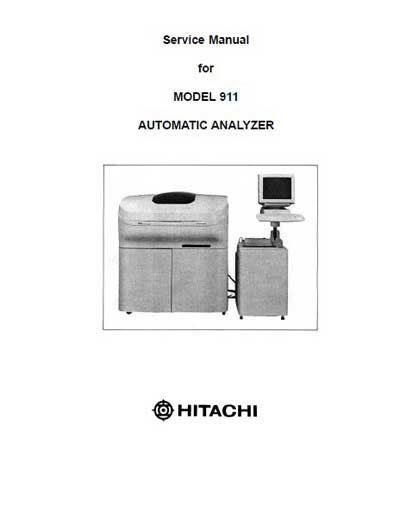 Инструкция по установке и обслуживанию Servise and Installation manual на 911 [Hitachi]