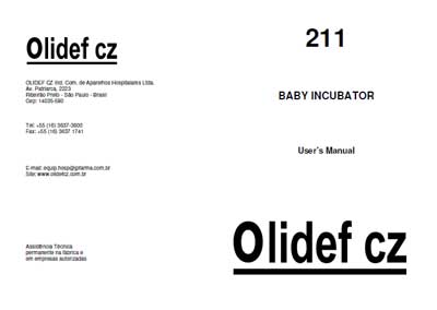 Руководство пользователя, Users guide на Инкубатор 211 (Olidef cz)