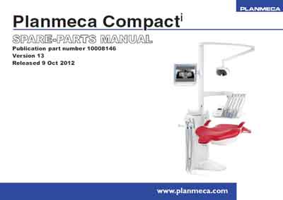 Каталог (элементов, запчастей и пр.) Catalogue, Spare Parts list на Compact i (Spare-parts manual Version13) [Planmeca]