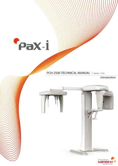 Техническая документация Technical Documentation/Manual на Панорамный рентгенаппарат Pax-i (PCH-2500) [Vatech]