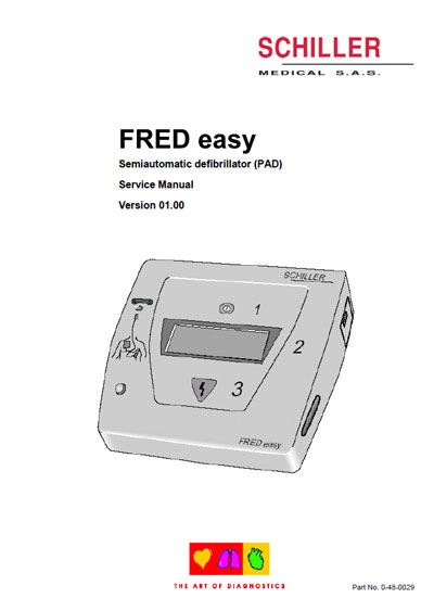 Сервисная инструкция, Service manual на Хирургия Дефибриллятор FRED easy