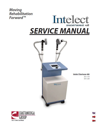 Сервисная инструкция, Service manual на Терапия Intelect Shortwave 400