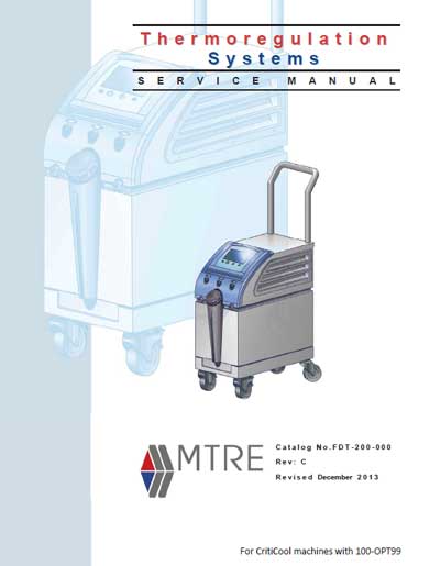 Сервисная инструкция Service manual на Система Thermoregulation [MTRE] [Mennen Medical]
