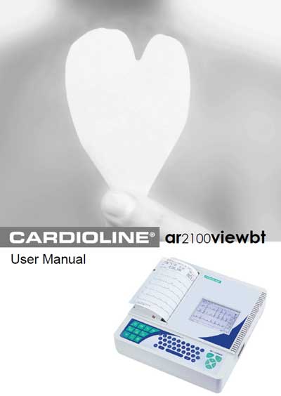 Инструкция пользователя, User manual на Диагностика-ЭКГ AR 2100 Viewbt