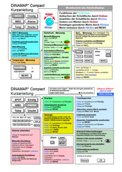 Руководство оператора, Operators Guide на Мониторы Dinamap Compact