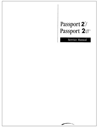 Сервисная инструкция, Service manual на Мониторы Passport 2 /Passport 2 LT