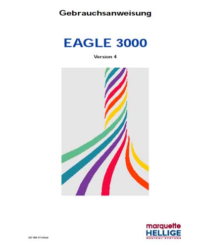 Инструкция пользователя User manual на Eagle 3000 (Marquette) [General Electric]
