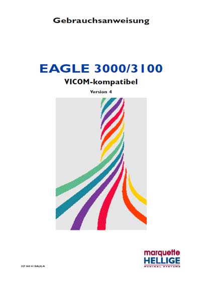 Инструкция пользователя User manual на Eagle 3000/3100 (Marquette) [General Electric]