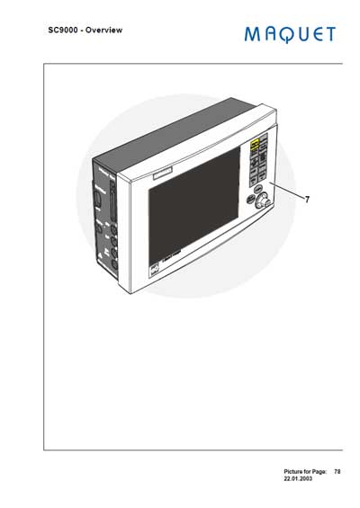 Каталог (элементов, запчастей и пр.), Catalogue, Spare Parts list на Мониторы SC 9000- Overview