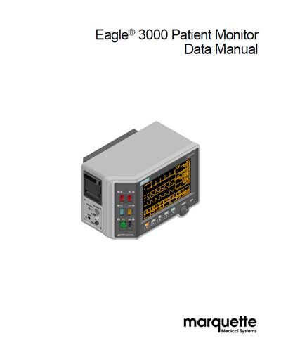 Схема электрическая, Electric scheme (circuit) на Мониторы Eagle 3000 Data Manual (Marquette)