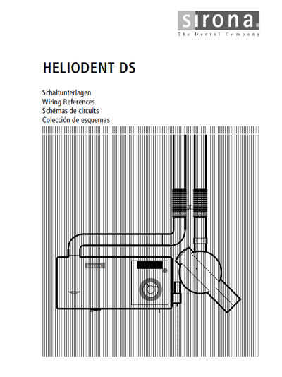 Схема электрическая Electric scheme (circuit) на Интраоральный рентгенаппарат Heliodent DS [Sirona]