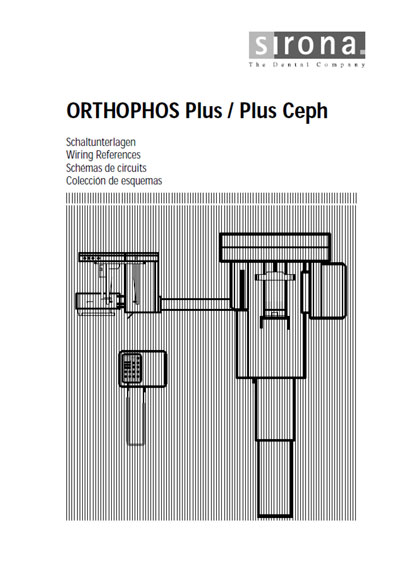 Схема электрическая, Electric scheme (circuit) на Рентген Orthophos Plus, Plus Ceph