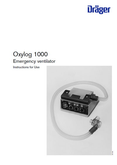 Инструкция пользователя, User manual на ИВЛ-Анестезия Oxylog 1000