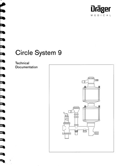 Техническая документация Technical Documentation/Manual на Circle System 9 [Drager]