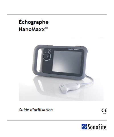 Инструкция по утилизации Instructions for disposal на NanoMaxx (Guide utilisation) [SonoSite]
