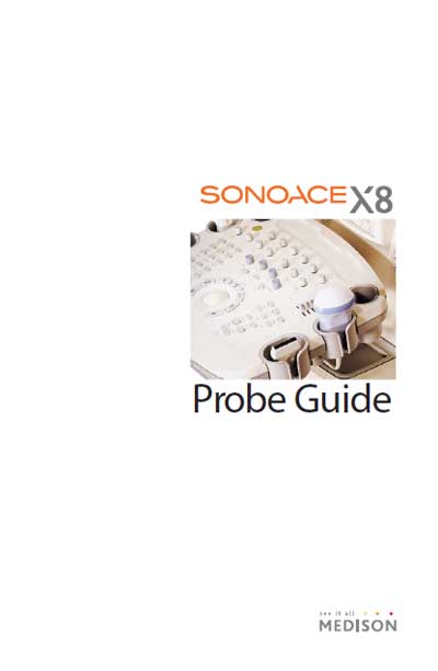 Каталог (элементов, запчастей и пр.) Catalogue, Spare Parts list на SonoAce X8 Датчики [Medison]
