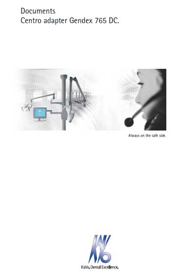 Инструкция по монтажу, Installation instructions на Рентген Centro Adapter Gendex 765 DC