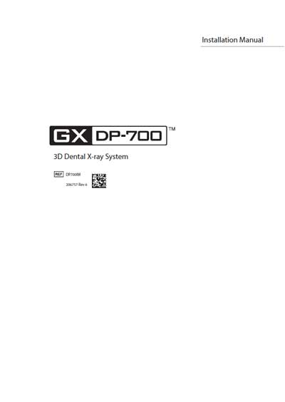 Инструкция по монтажу, Installation instructions на Рентген GXDP-700 (Rev 6)