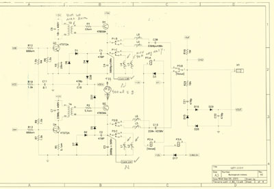 Схема электрическая Electric scheme (circuit) на УЗТ-1.3.01Ф (МедТеКо) [---]