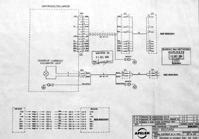 Схема электрическая, Electric scheme (circuit) на Рентген Baccara 90/20