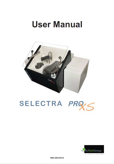 Инструкция пользователя, User manual на Анализаторы Selectra Pro XS
