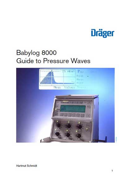 Методические материалы Methodical materials на Babylog 8000 Guide to Pressure Waves [Drager]