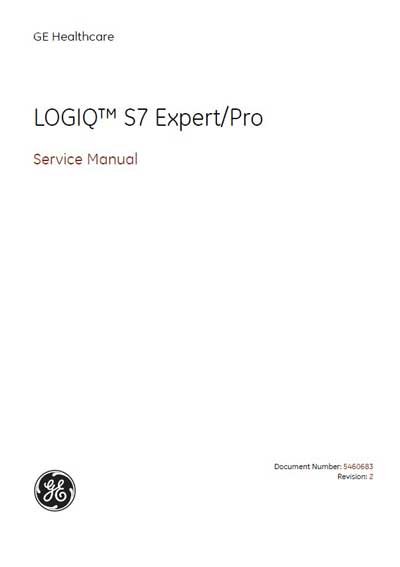 Сервисная инструкция, Service manual на Диагностика-УЗИ Logiq S7 Expert/Pro