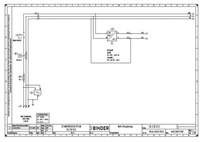 Схема электрическая Electric scheme (circuit) на CB 210 [Binder]