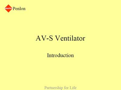 Технические характеристики Specifications на Вентилятор AV-S [Penlon]