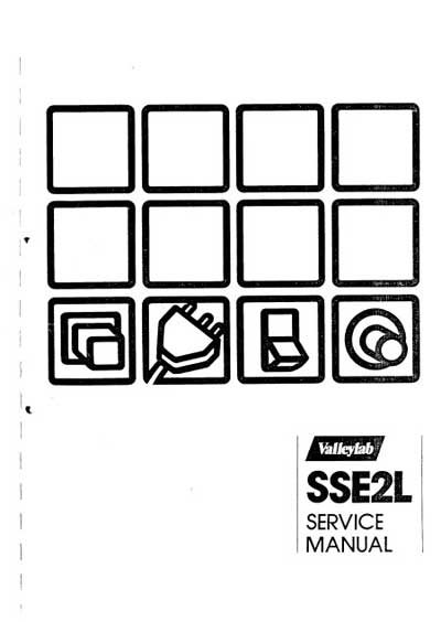 Сервисная инструкция Service manual на Электрохирургический генератор SSE2L (1982) [Valleylab]