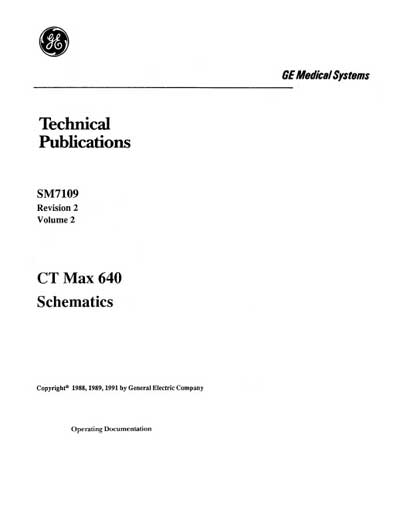 Схема электрическая, Electric scheme (circuit) на Томограф CT MAX 640 (Vol.2)