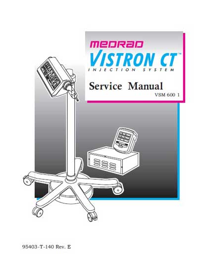 Сервисная инструкция Service manual на Инъекционная система Vistron CT [Medrad]