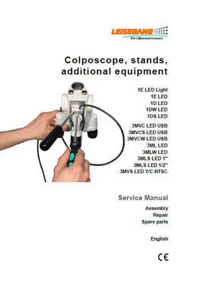 Сервисная инструкция, Service manual на Эндоскопия Кольпоскоп LEISEGANG