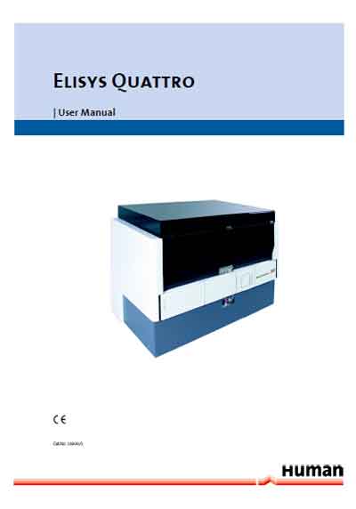 Инструкция пользователя, User manual на Анализаторы Elisys Quattro